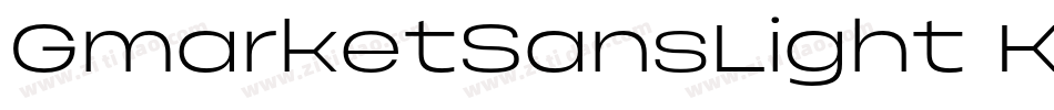 GmarketSansLight KSC字体转换